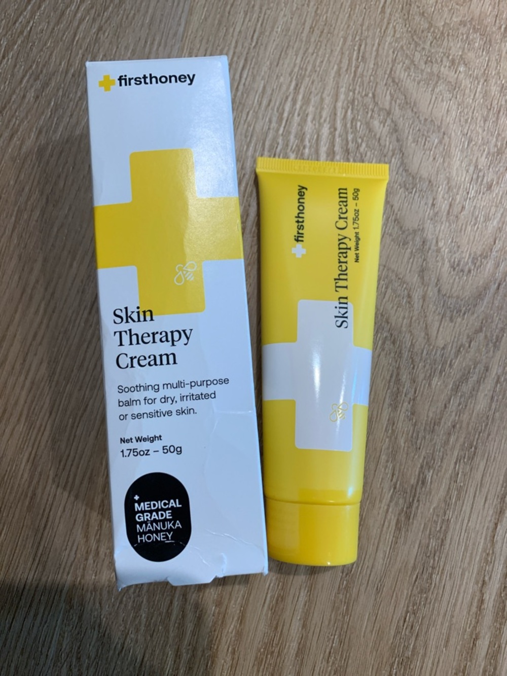 firsthoney Skin Therapy Cream - Yellow & White Tube (Brand New)